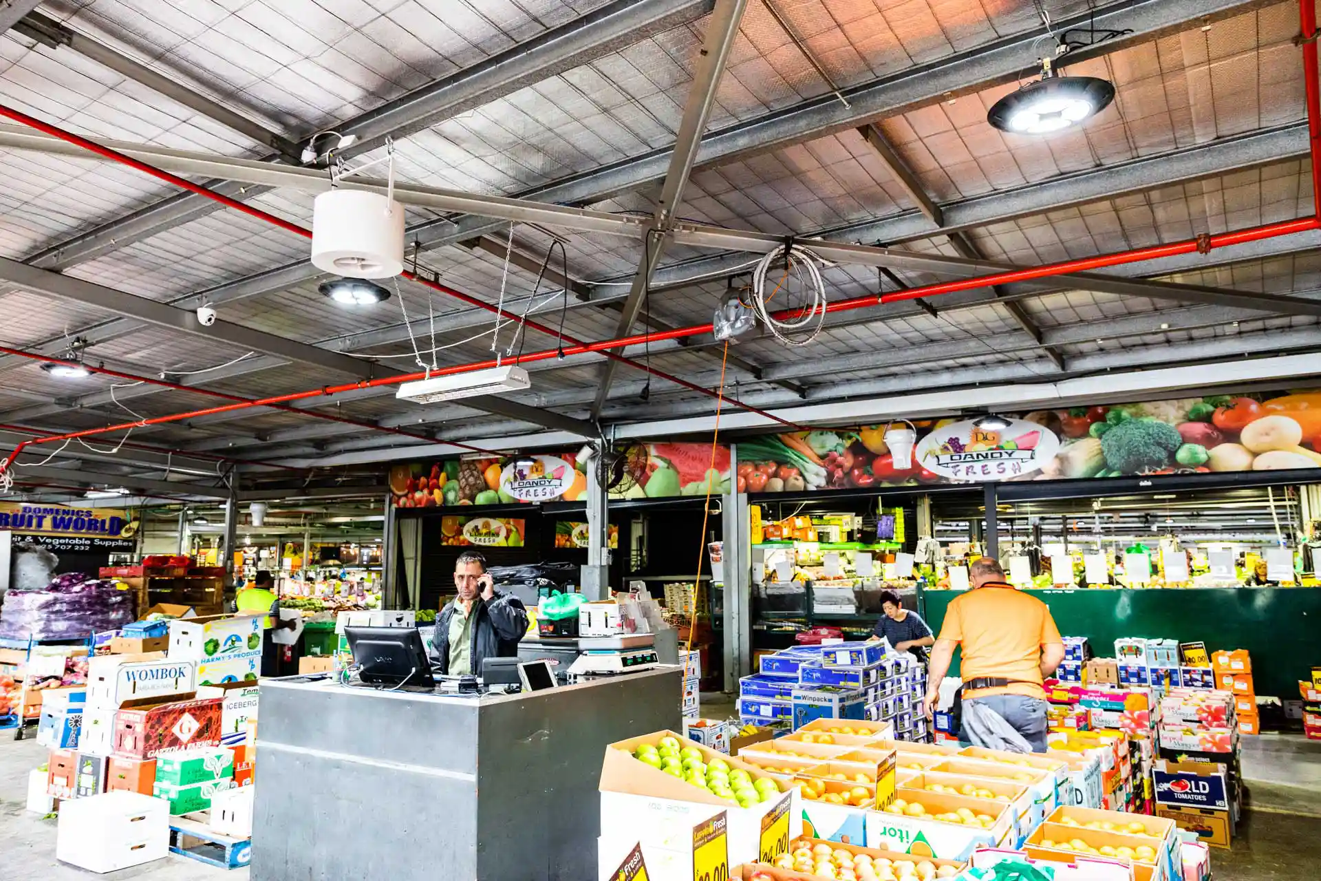 Airius Cooling Fans Installation at Dandenong Markets 21
