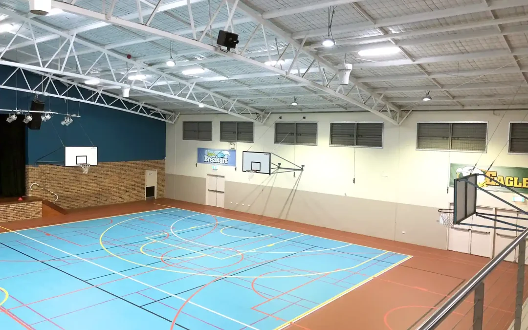 College Sports Hall Cooling at Greenpoint Christian College