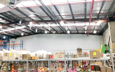 Optimising Lush Cosmetics Warehouse Cooling with Airius