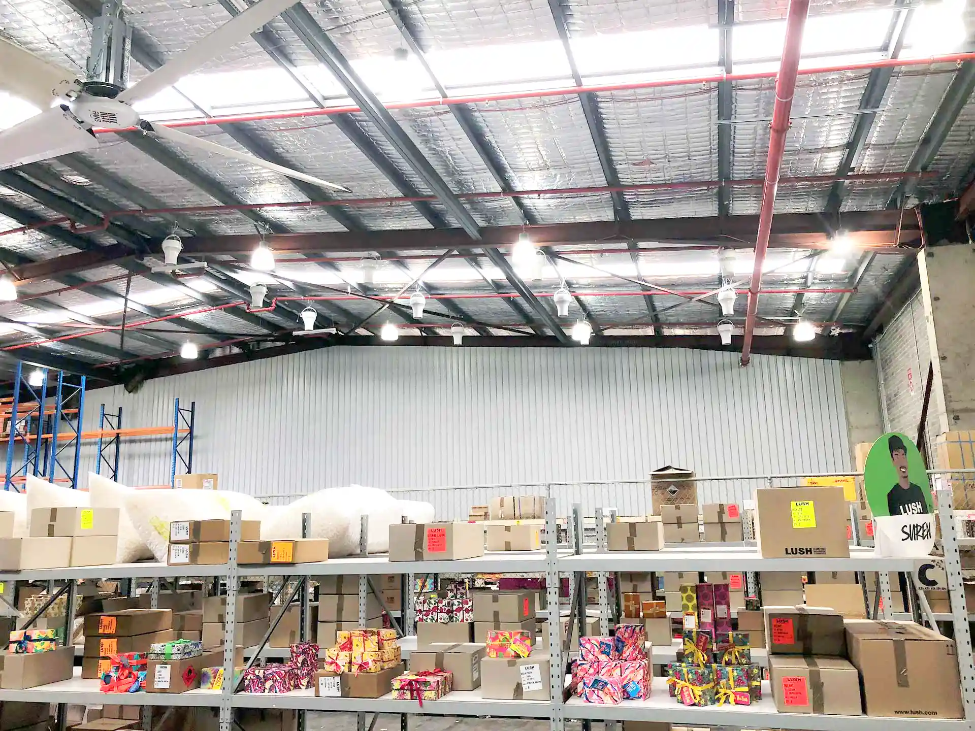 Lush Cosmetics Keep Cool With Airius Fans