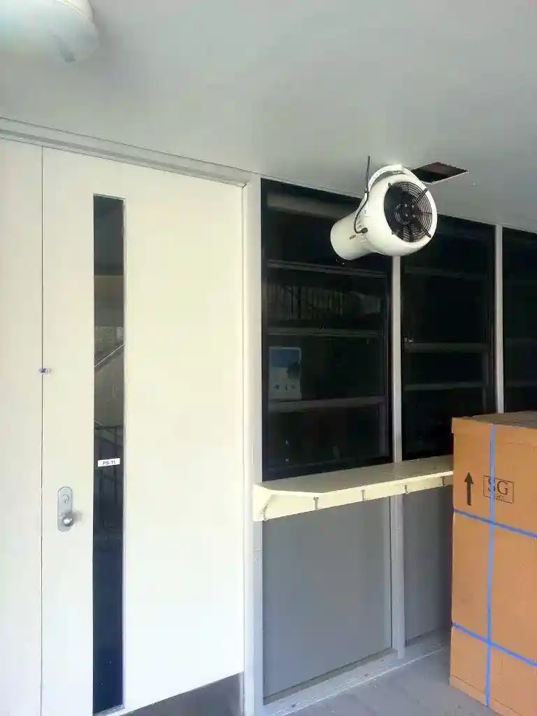 SCEGGS Install Airius Cooling Fans 5