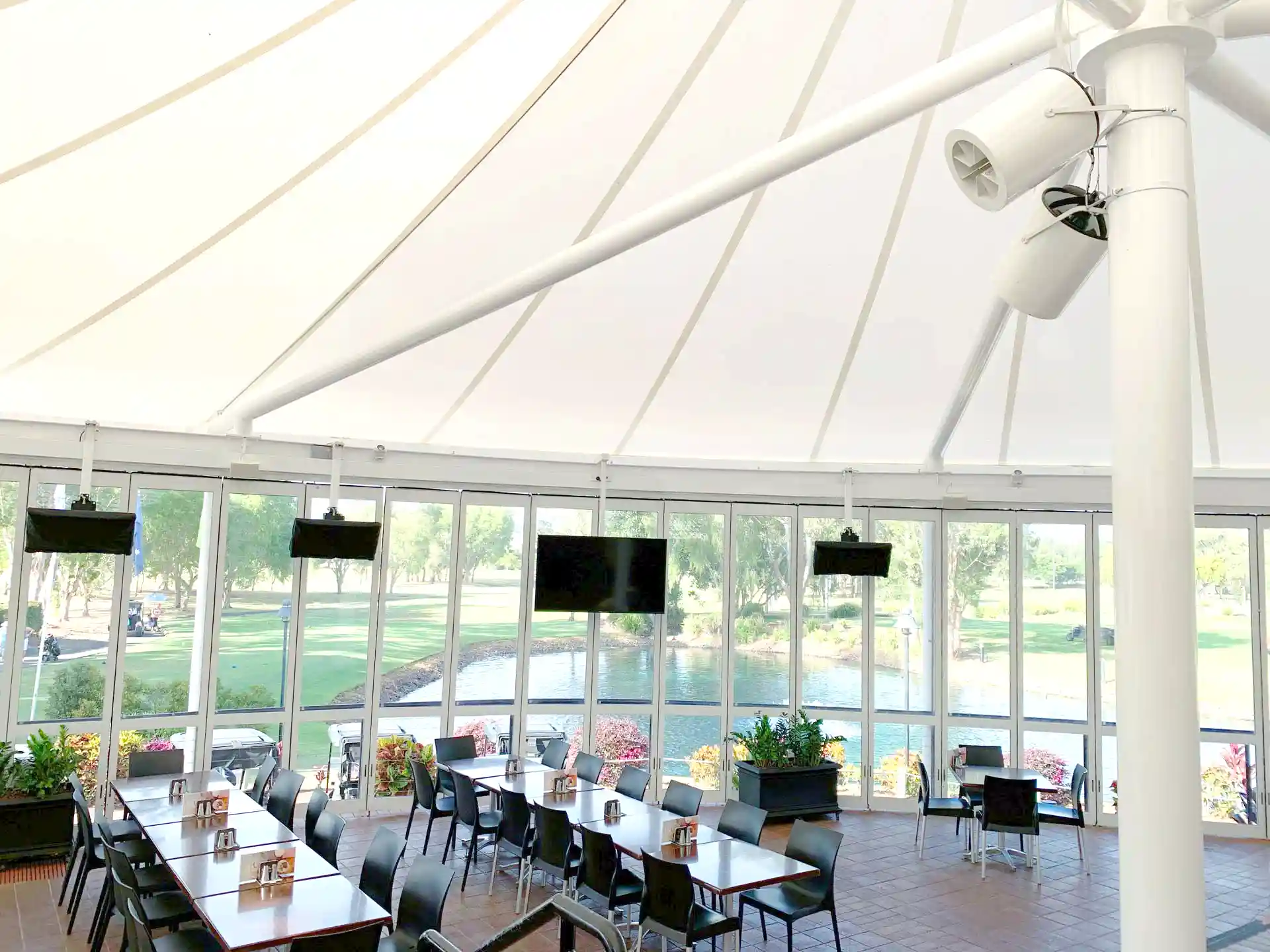 Airius Cooling Fans Installation at Emerald Lakes Golf Club 4