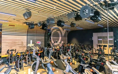 Gym Cooling at Virgin Active (Barangaroo) with Airius Fans